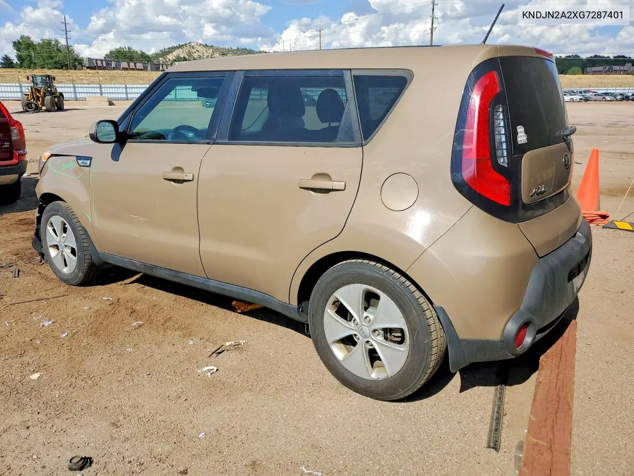 2016 Kia Soul Base VIN: KNDJN2A2XG7287401 Lot: 61743996