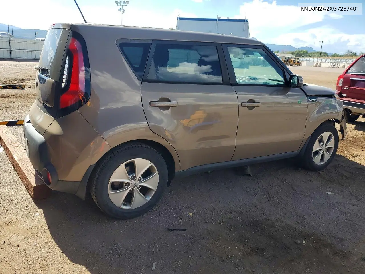 2016 Kia Soul Base VIN: KNDJN2A2XG7287401 Lot: 61743996
