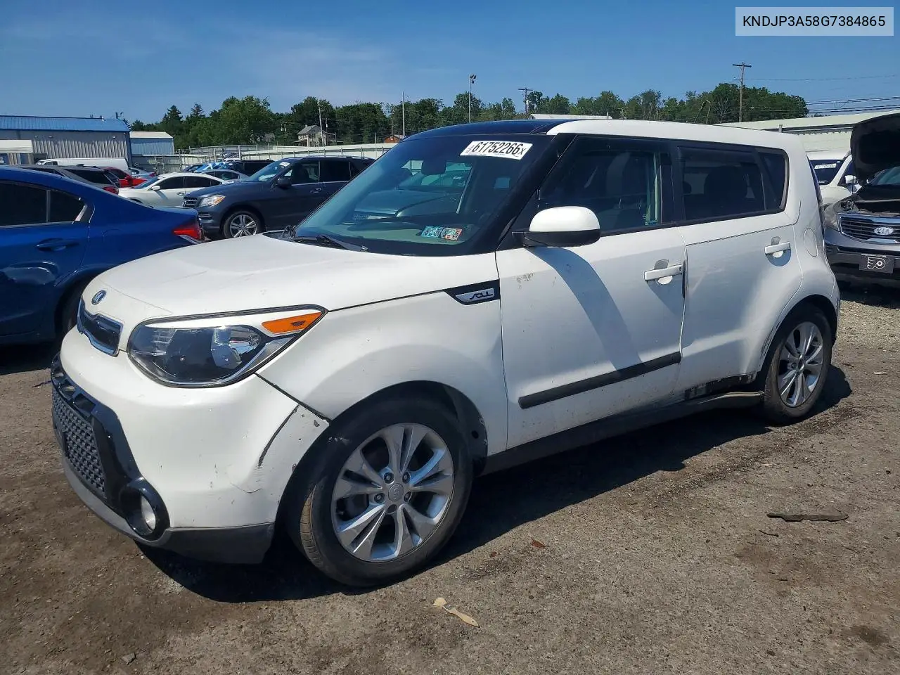2016 Kia Soul + VIN: KNDJP3A58G7384865 Lot: 61752266