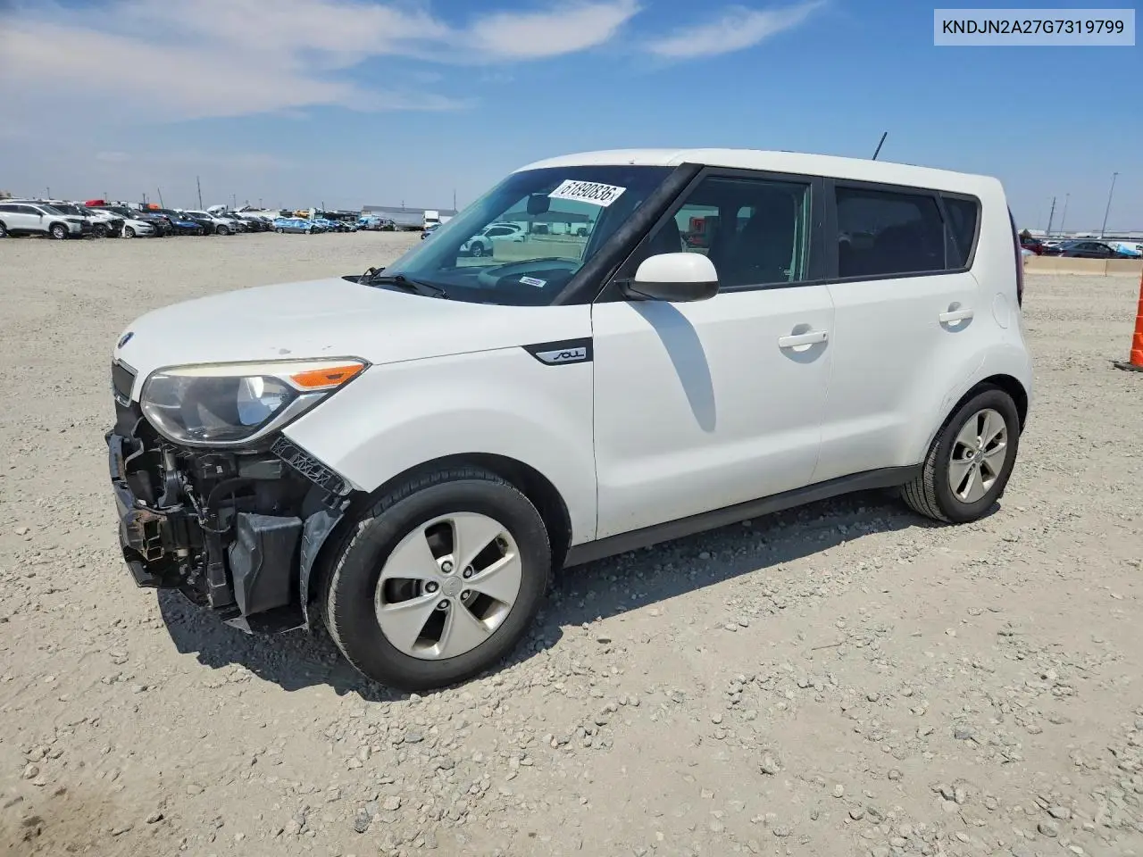 2016 Kia Soul Base VIN: KNDJN2A27G7319799 Lot: 61890836