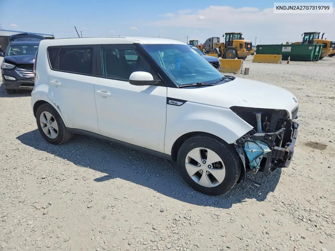 2016 Kia Soul Base VIN: KNDJN2A27G7319799 Lot: 61890836