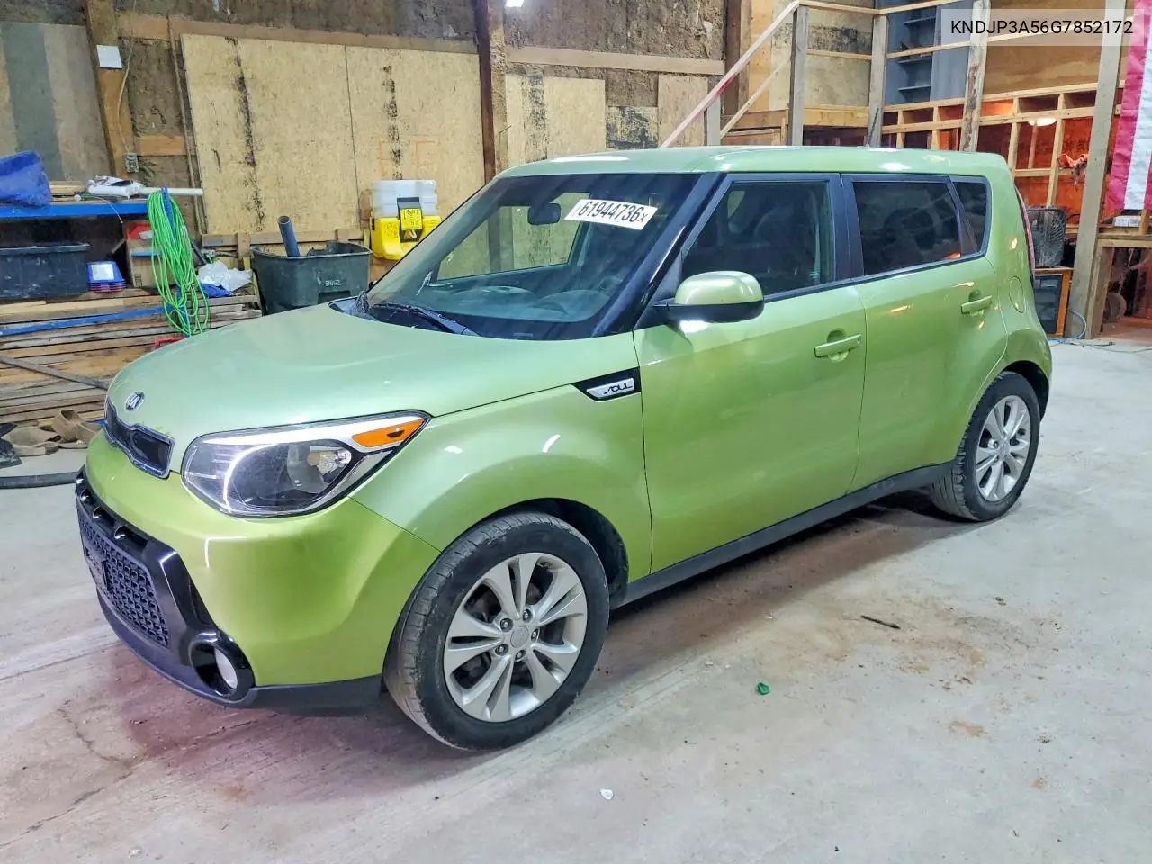 2016 Kia Soul + VIN: KNDJP3A56G7852172 Lot: 61944736