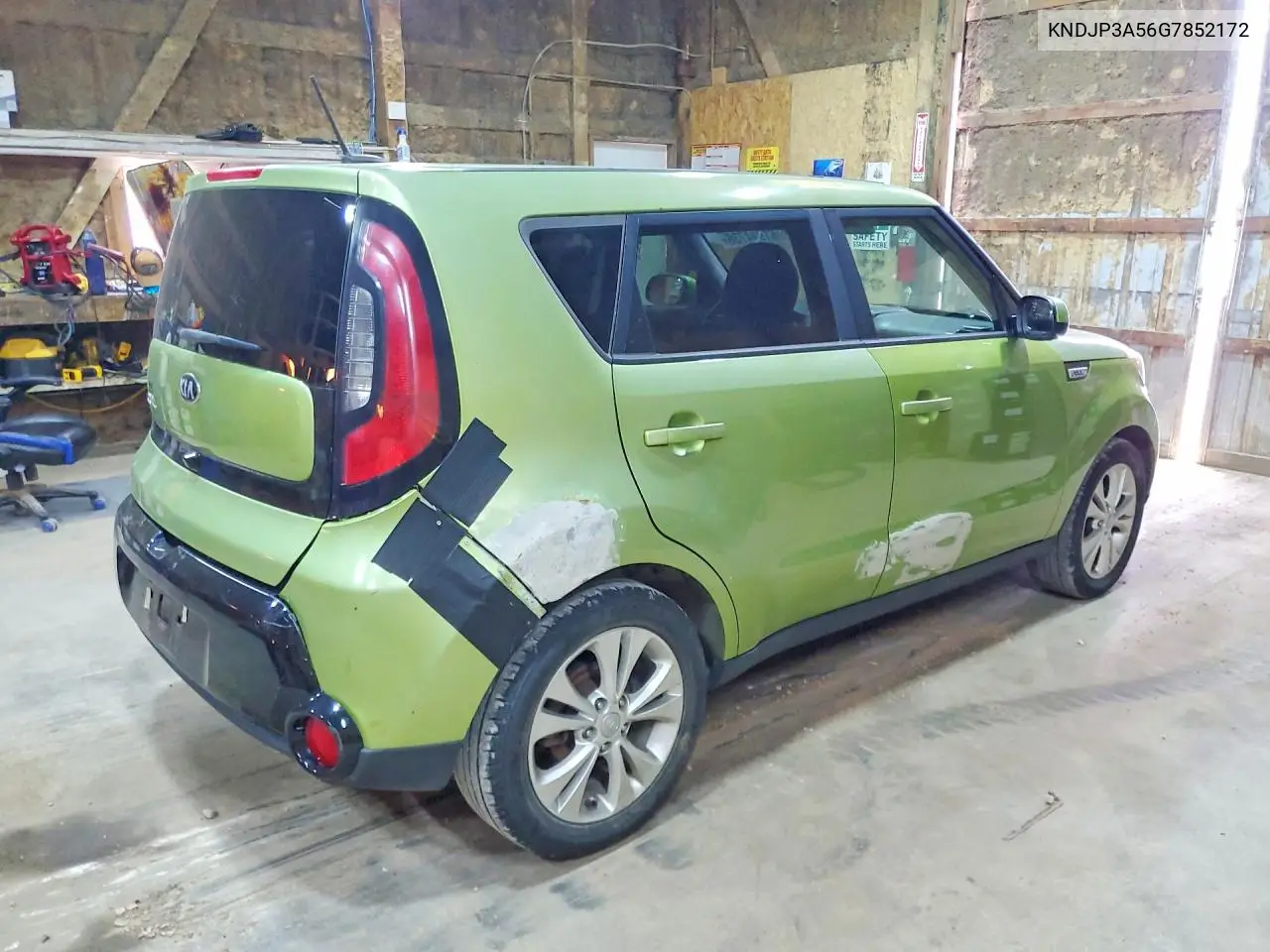 2016 Kia Soul + VIN: KNDJP3A56G7852172 Lot: 61944736