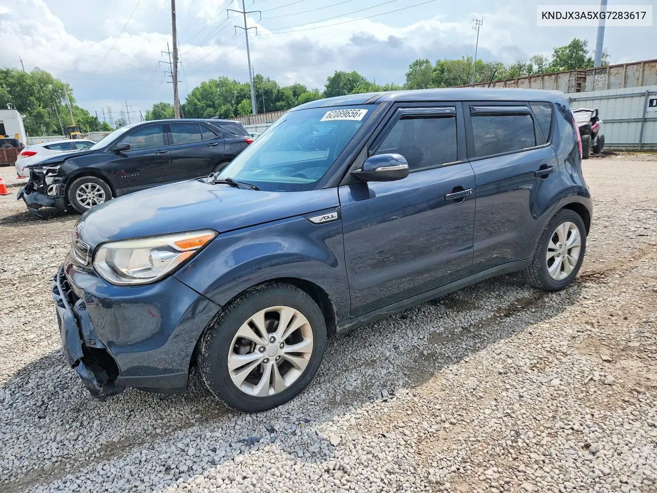 2016 Kia Soul ! VIN: KNDJX3A5XG7283617 Lot: 62089656