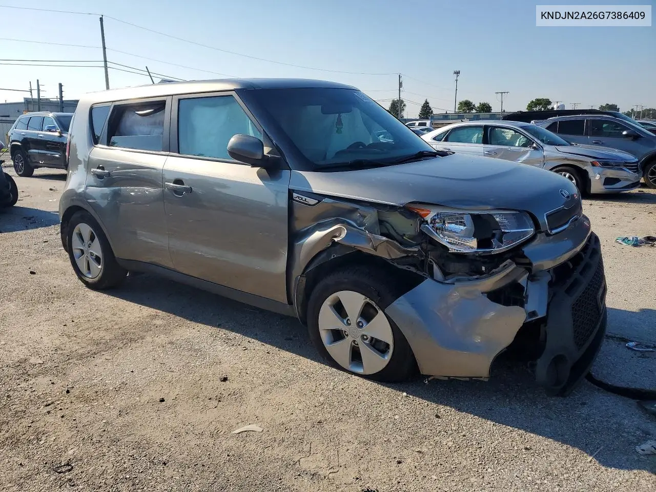 2016 Kia Soul Base VIN: KNDJN2A26G7386409 Lot: 85995635