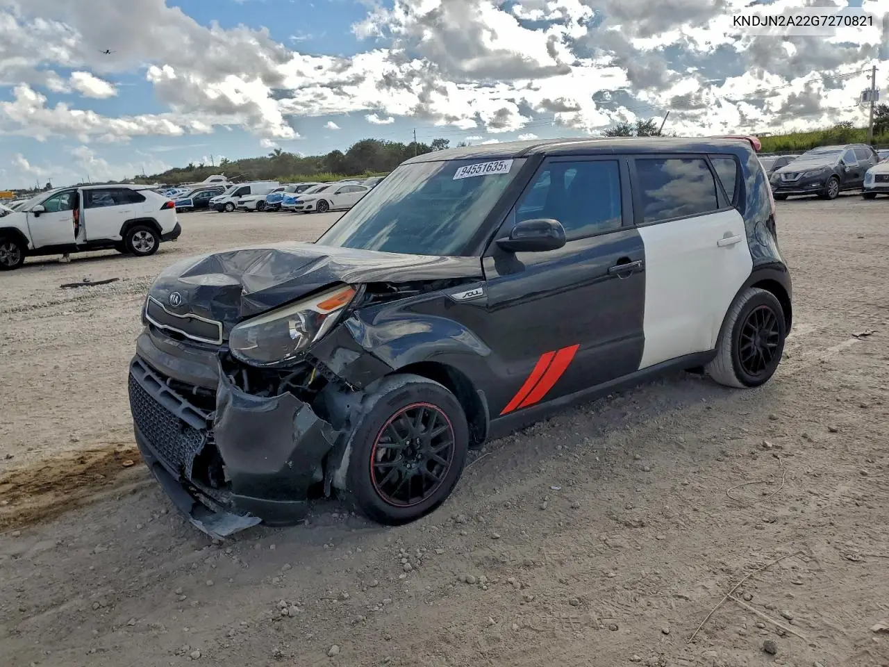 KNDJN2A22G7270821 2016 Kia Soul