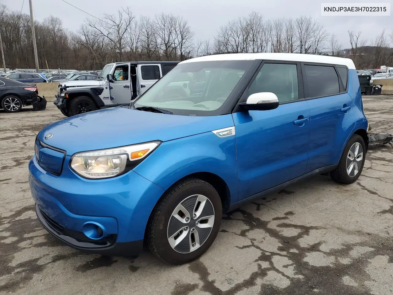 2017 Kia Soul Ev Base VIN: KNDJP3AE3H7022315 Lot: 45749576