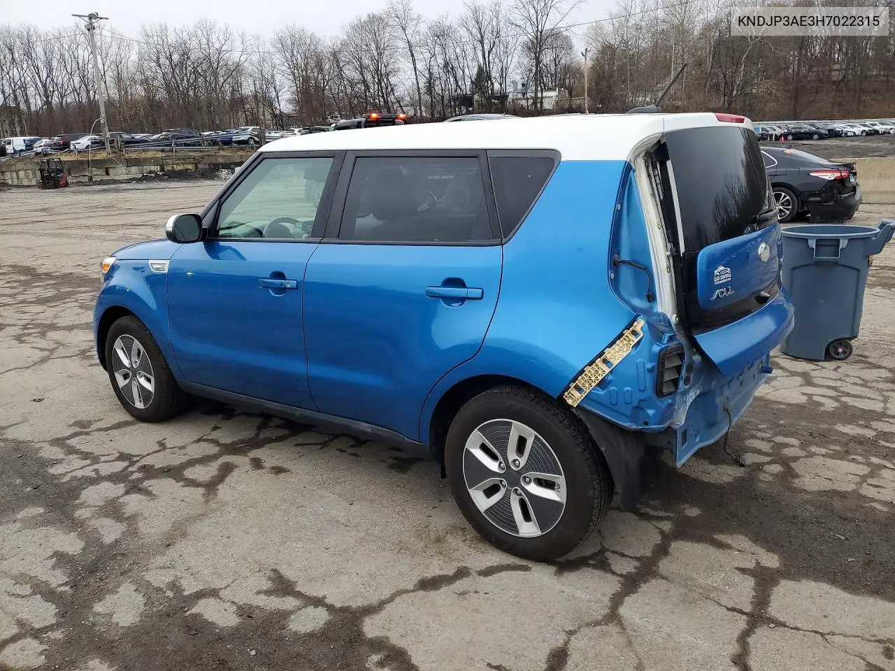 2017 Kia Soul Ev Base VIN: KNDJP3AE3H7022315 Lot: 45749576