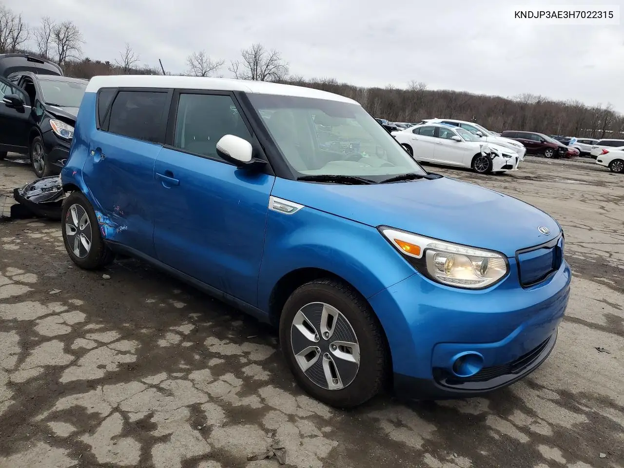 2017 Kia Soul Ev Base VIN: KNDJP3AE3H7022315 Lot: 45749576