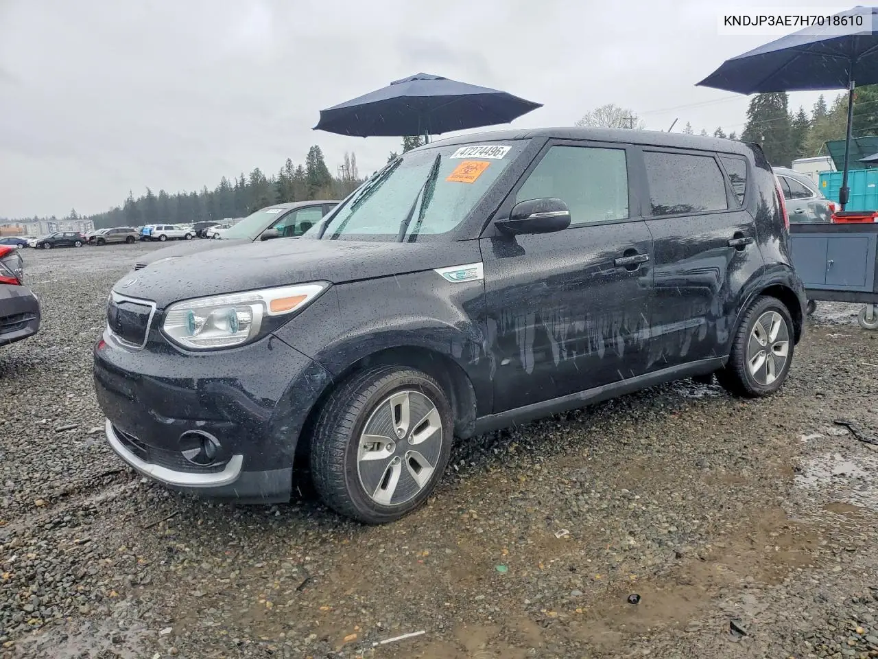 2017 Kia Soul Ev Base VIN: KNDJP3AE7H7018610 Lot: 47274496