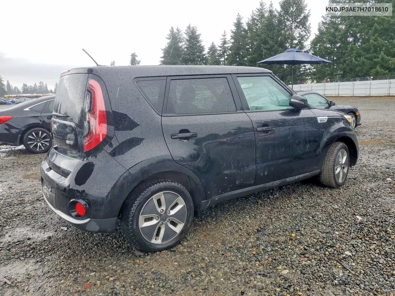 2017 Kia Soul Ev Base VIN: KNDJP3AE7H7018610 Lot: 47274496
