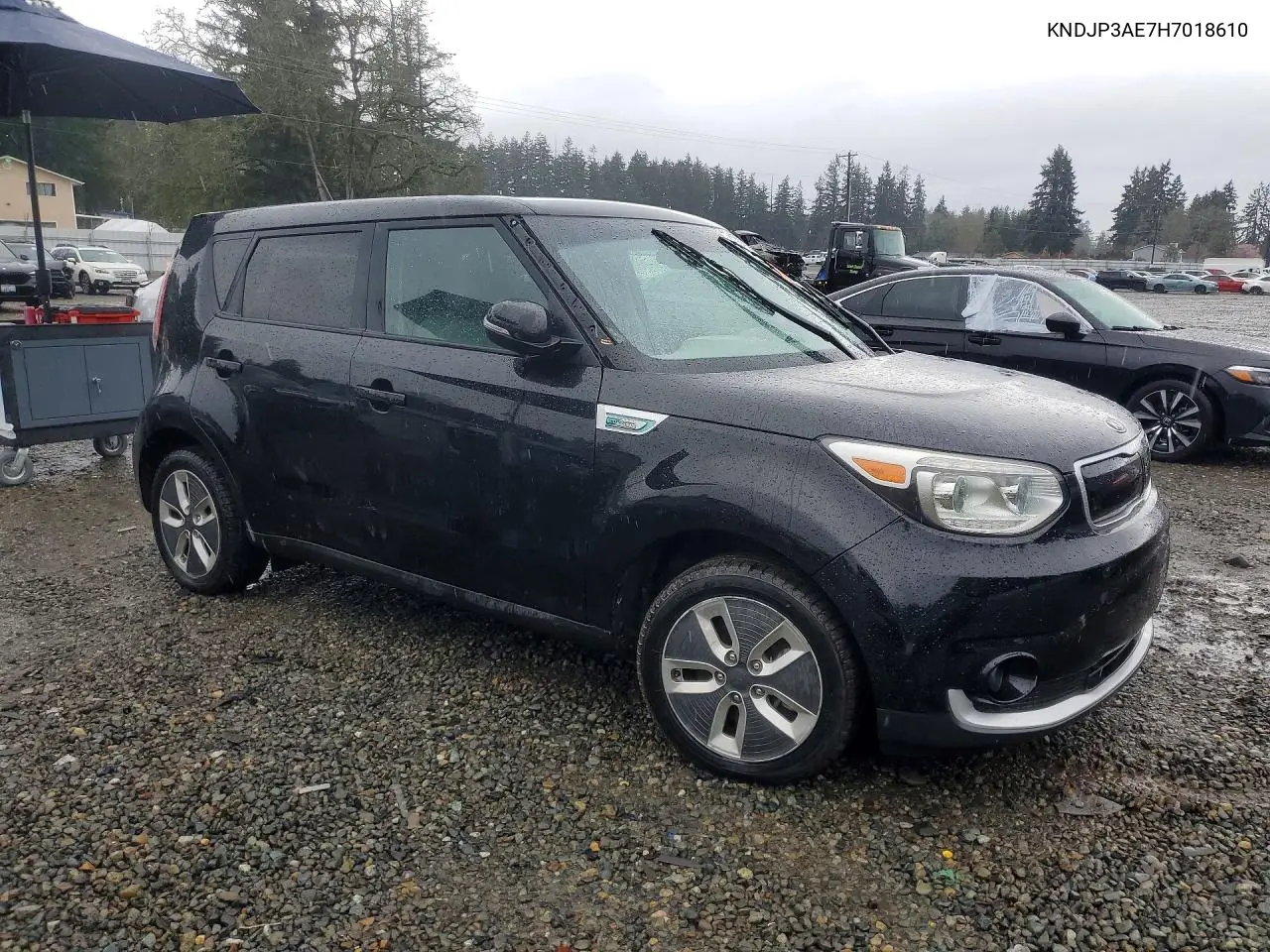 2017 Kia Soul Ev Base VIN: KNDJP3AE7H7018610 Lot: 47274496