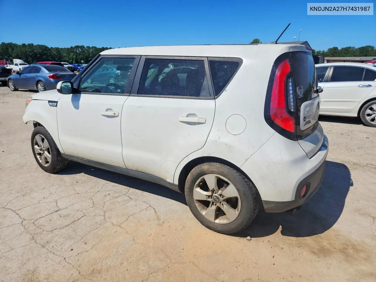 2017 Kia Soul Base VIN: KNDJN2A27H7431987 Lot: 57083886