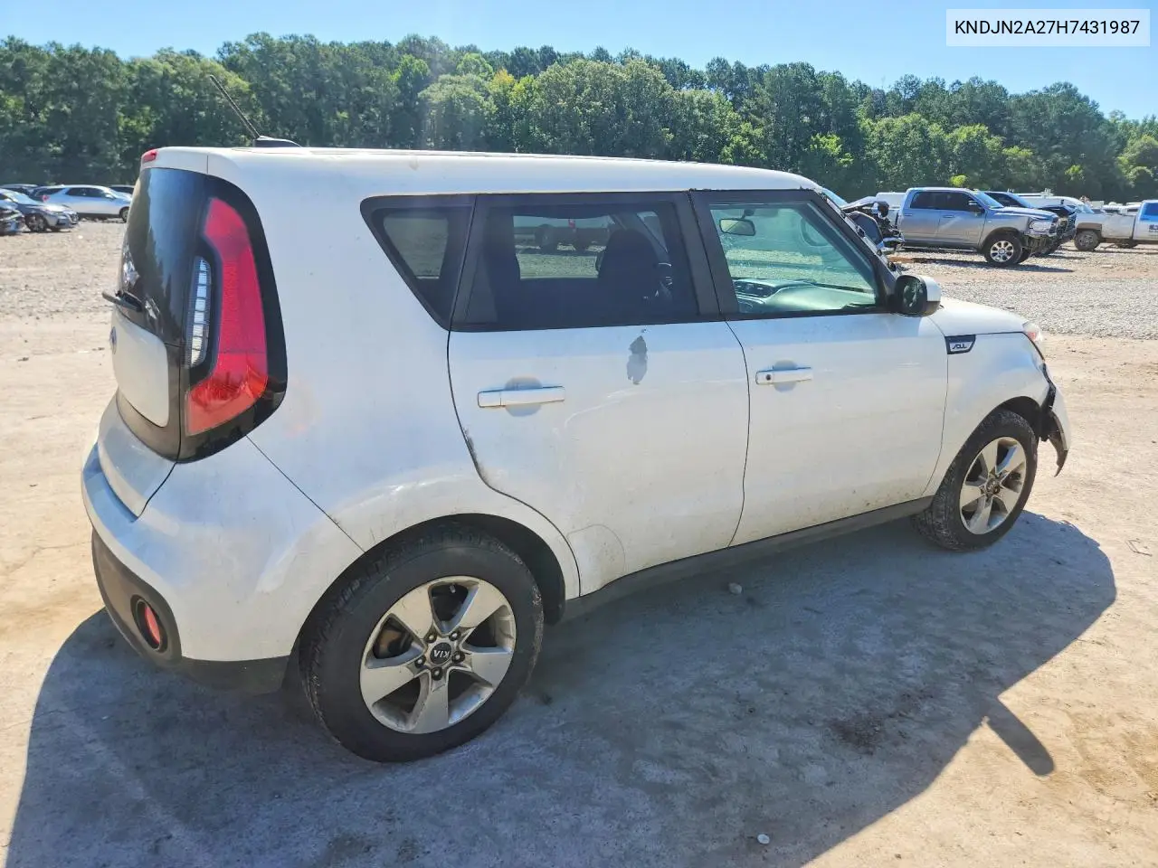 2017 Kia Soul Base VIN: KNDJN2A27H7431987 Lot: 57083886
