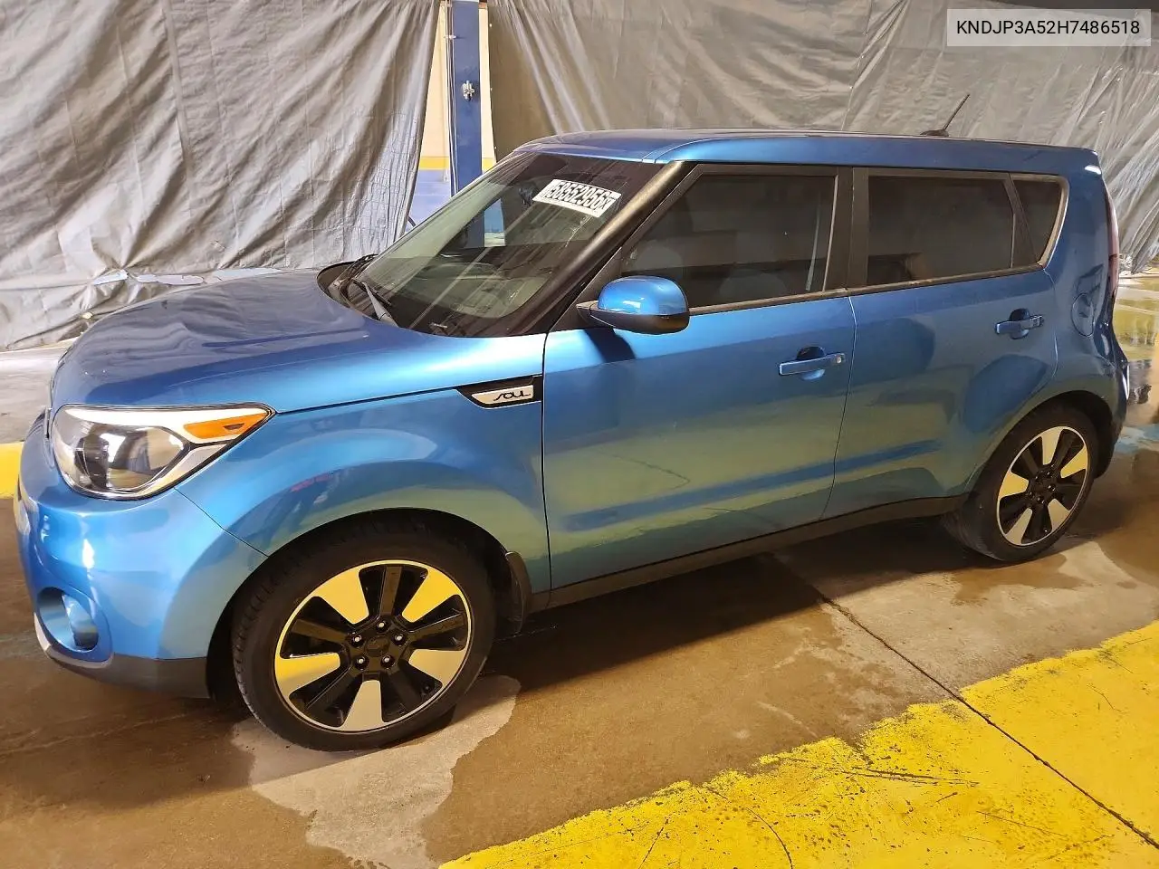 2017 Kia Soul + VIN: KNDJP3A52H7486518 Lot: 58552956