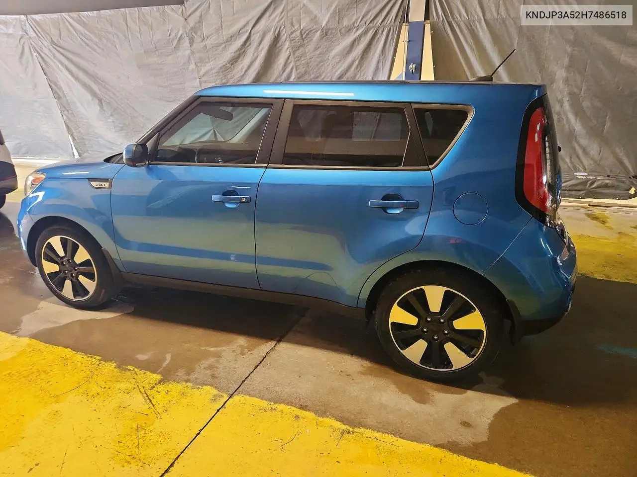 2017 Kia Soul + VIN: KNDJP3A52H7486518 Lot: 58552956