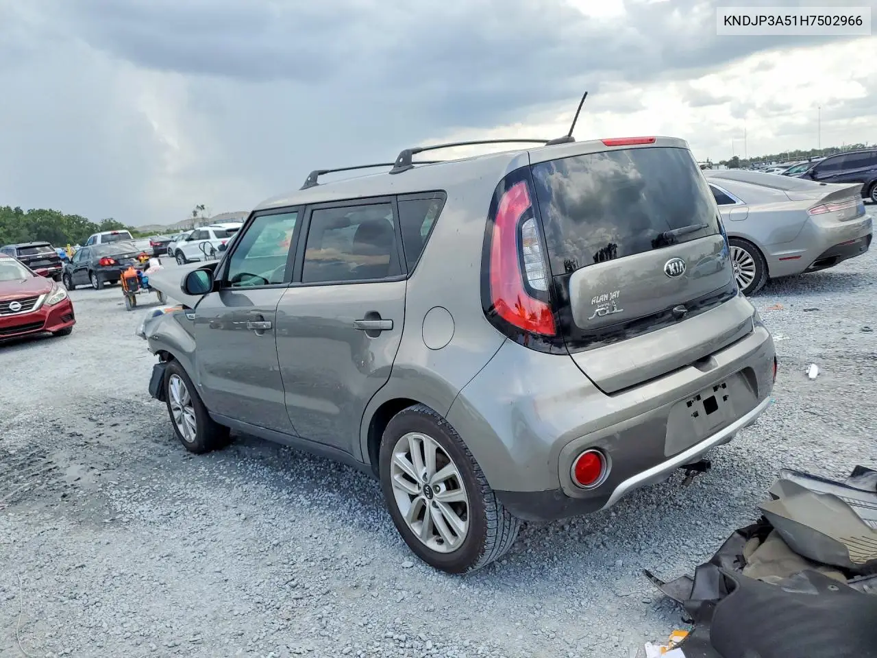 2017 Kia Soul + VIN: KNDJP3A51H7502966 Lot: 59214476