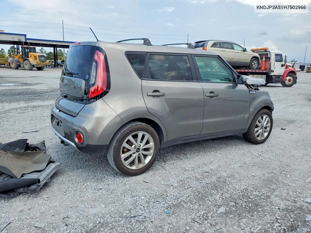 2017 Kia Soul + VIN: KNDJP3A51H7502966 Lot: 59214476