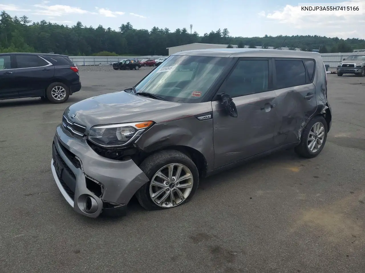 2017 Kia Soul + VIN: KNDJP3A55H7415166 Lot: 60856546