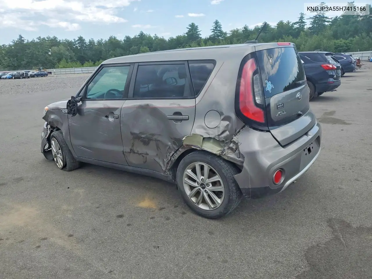 2017 Kia Soul + VIN: KNDJP3A55H7415166 Lot: 60856546