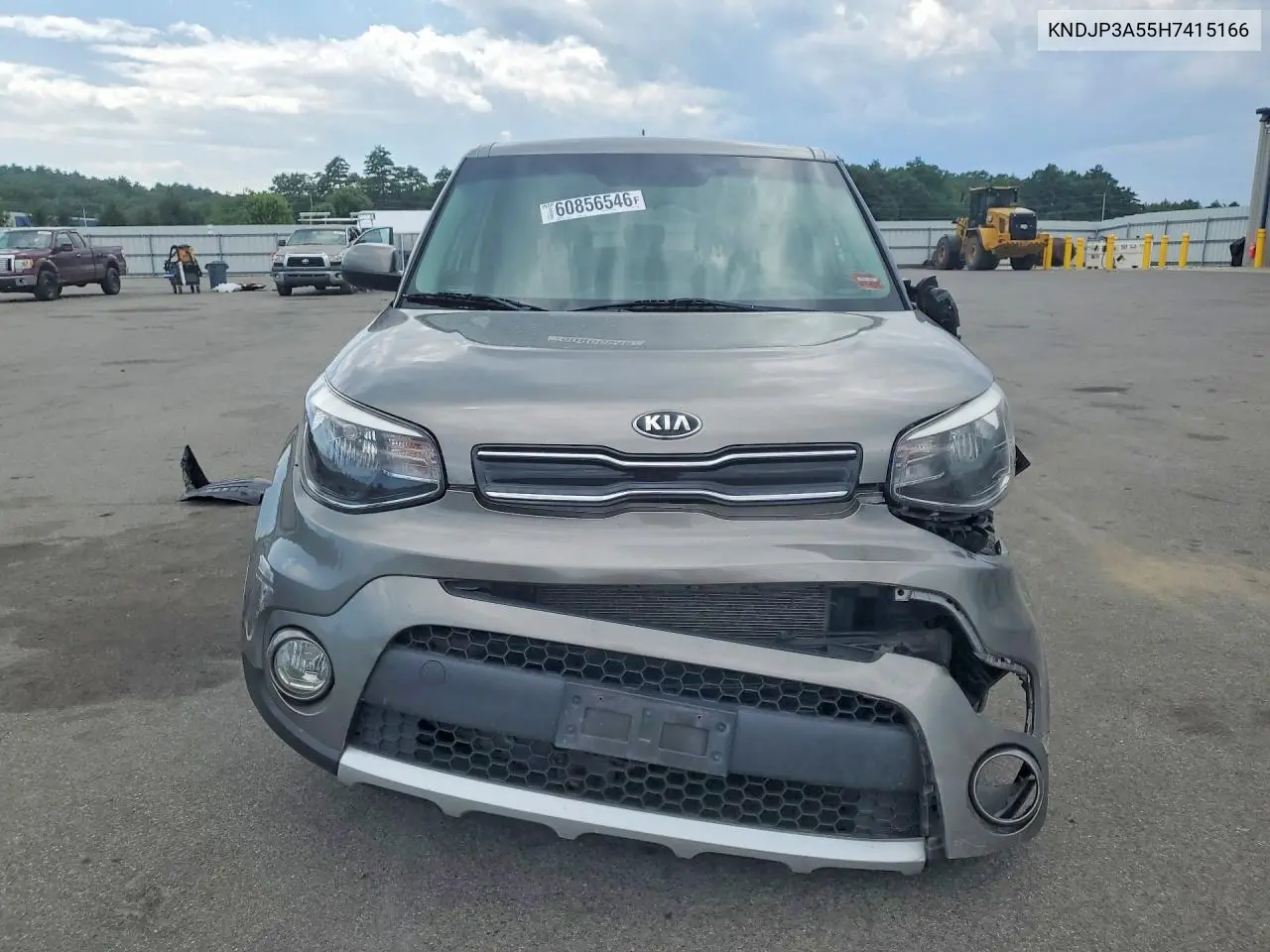 2017 Kia Soul + VIN: KNDJP3A55H7415166 Lot: 60856546