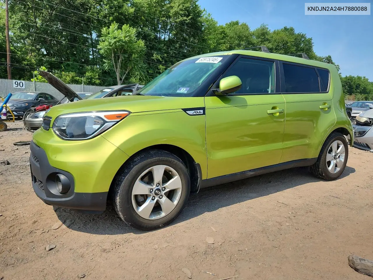 2017 Kia Soul Base VIN: KNDJN2A24H7880088 Lot: 60975246