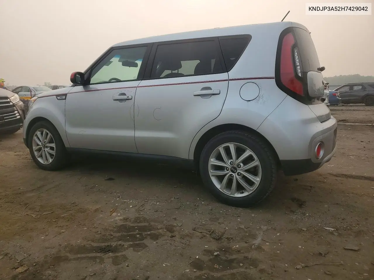 2017 Kia Soul + VIN: KNDJP3A52H7429042 Lot: 61138606