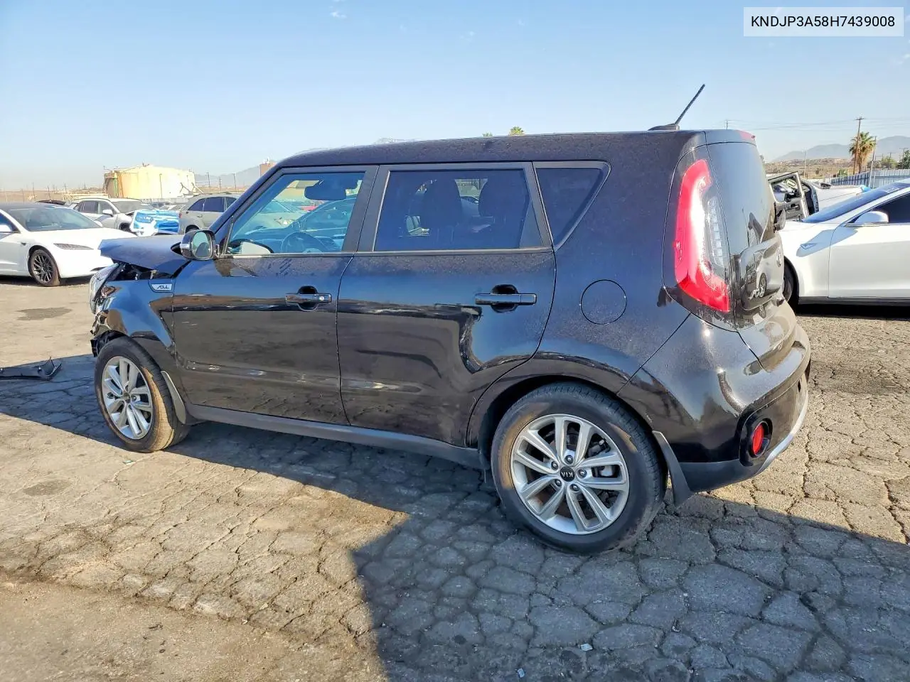 2017 Kia Soul + VIN: KNDJP3A58H7439008 Lot: 61418716