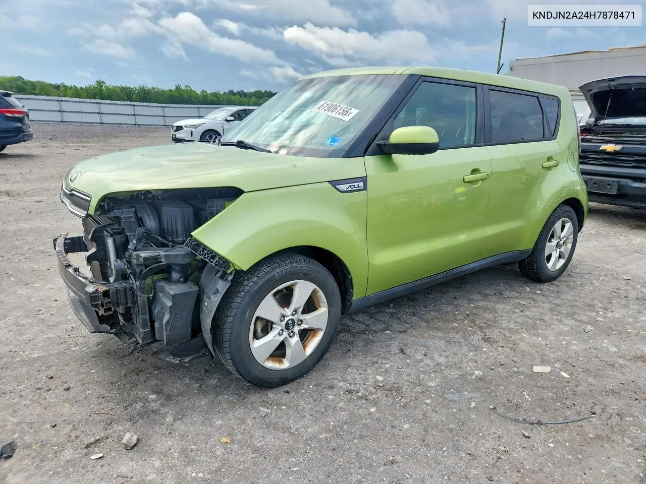 2017 Kia Soul Base VIN: KNDJN2A24H7878471 Lot: 61906156