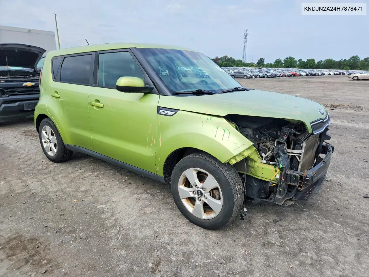 2017 Kia Soul Base VIN: KNDJN2A24H7878471 Lot: 61906156