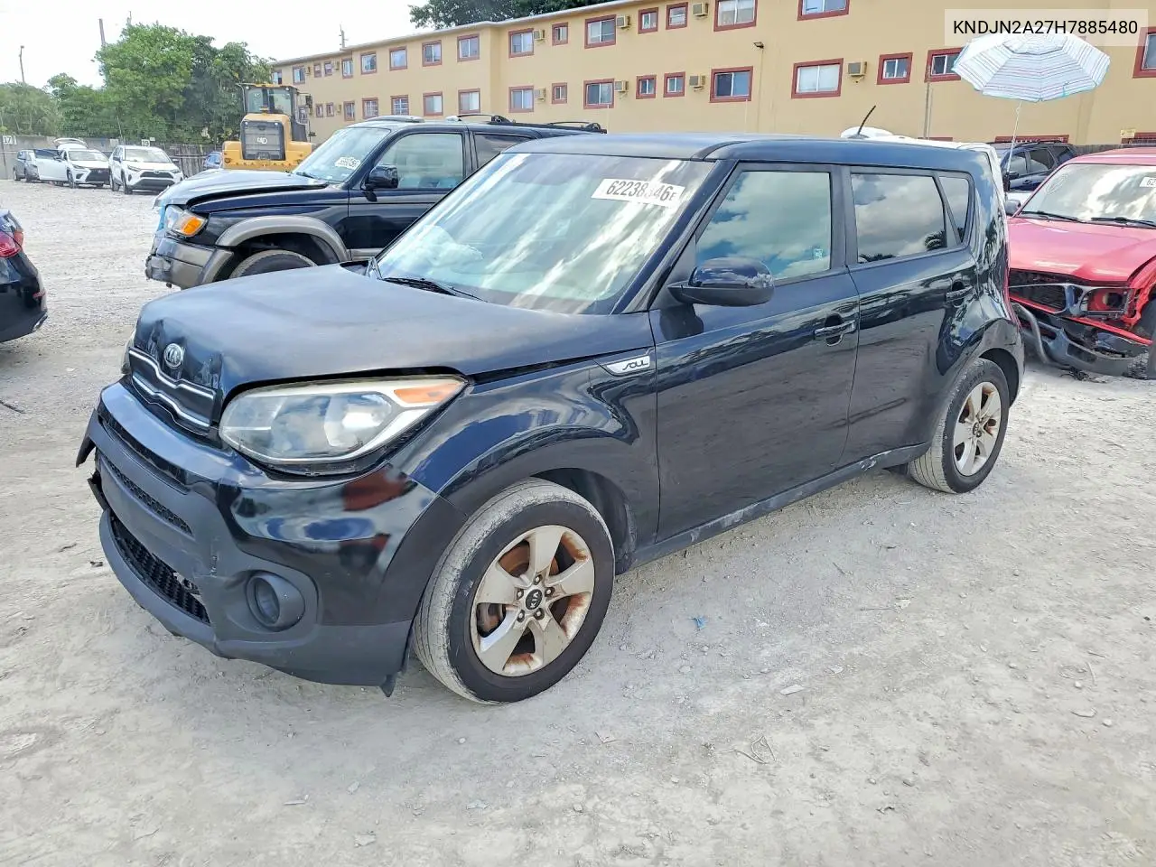 2017 Kia Soul VIN: KNDJN2A27H7885480 Lot: 62238346
