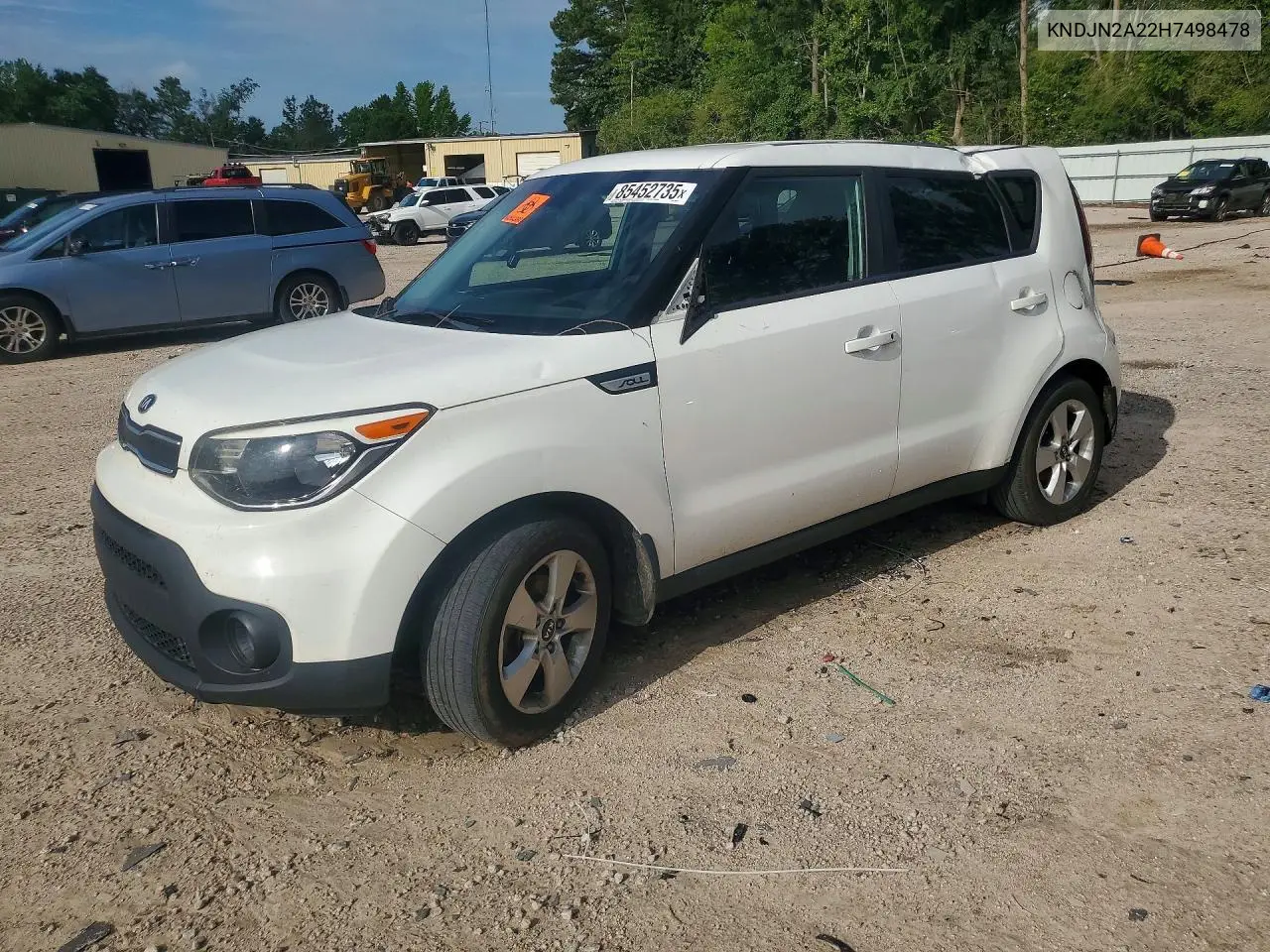 2017 Kia Soul Base VIN: KNDJN2A22H7498478 Lot: 85452735