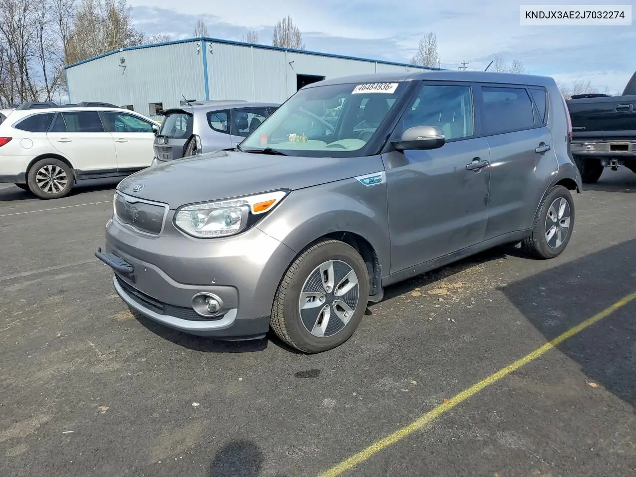 2018 Kia Soul Ev + VIN: KNDJX3AE2J7032274 Lot: 46484936