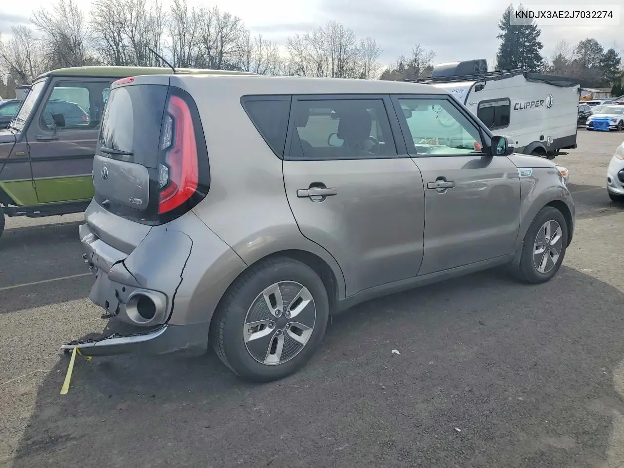 2018 Kia Soul Ev + VIN: KNDJX3AE2J7032274 Lot: 46484936