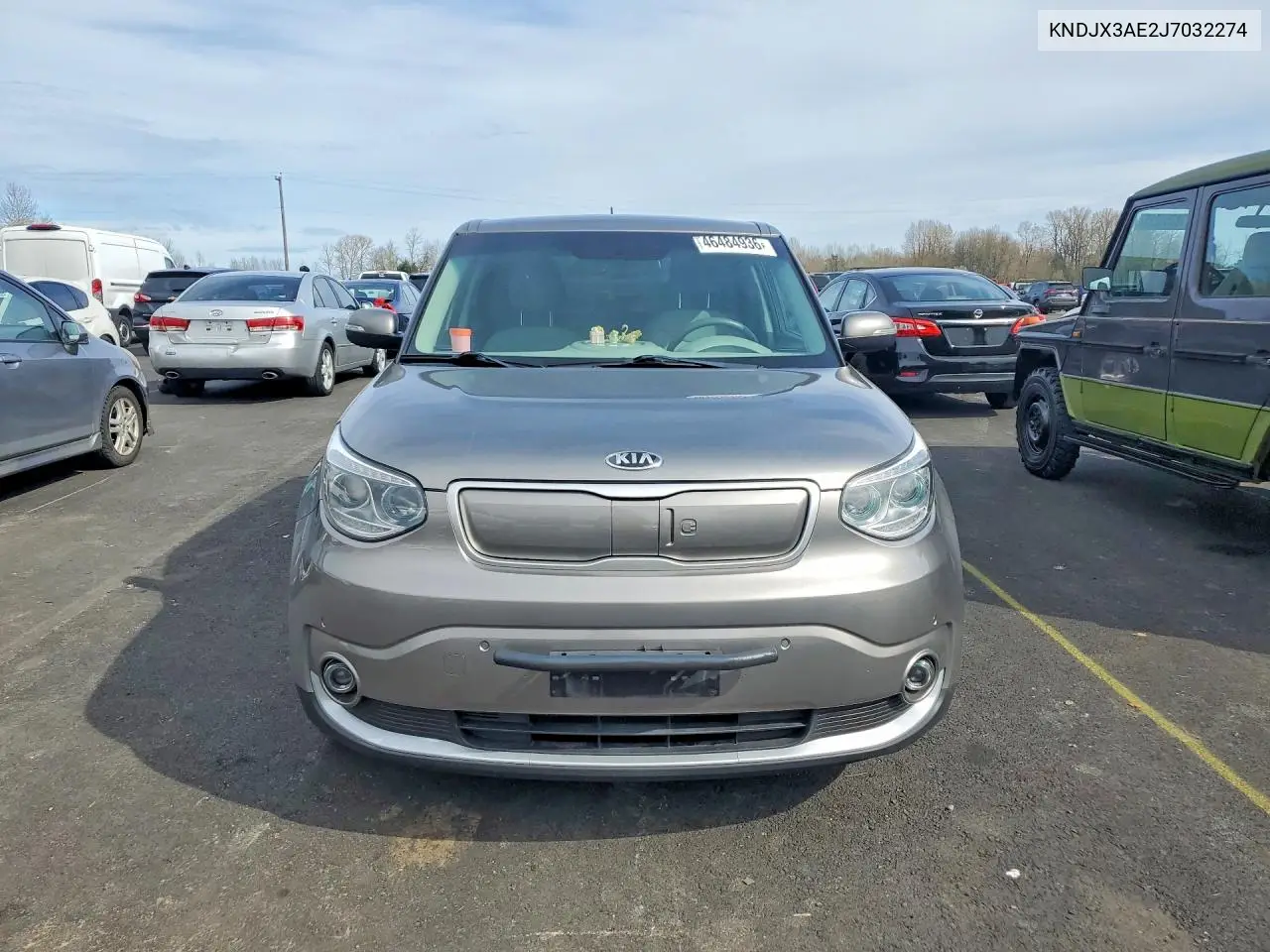 2018 Kia Soul Ev + VIN: KNDJX3AE2J7032274 Lot: 46484936