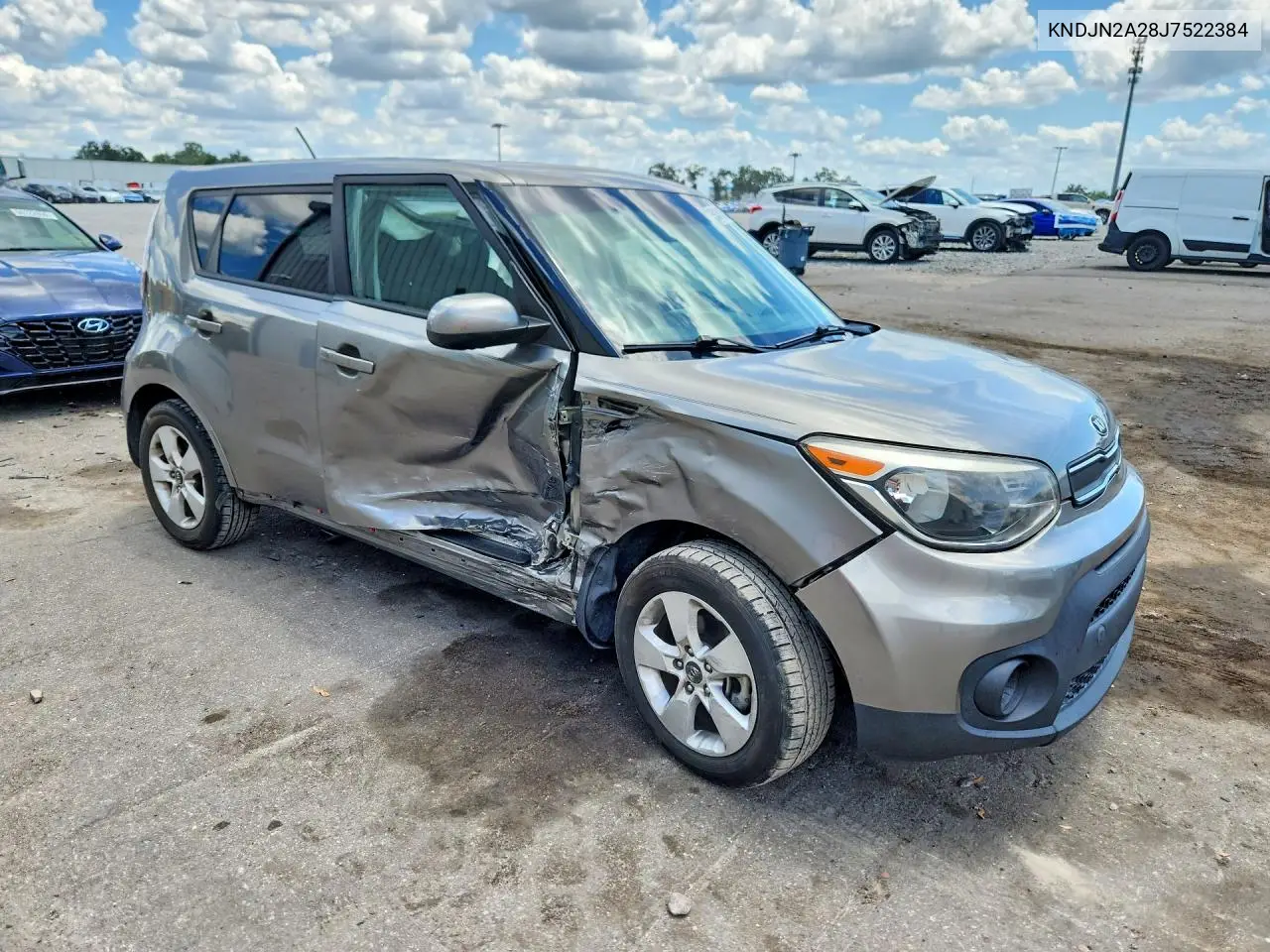 2018 Kia Soul Base VIN: KNDJN2A28J7522384 Lot: 54342066