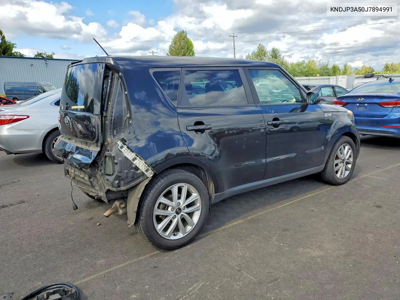 2018 Kia Soul + VIN: KNDJP3A50J7894991 Lot: 56692406