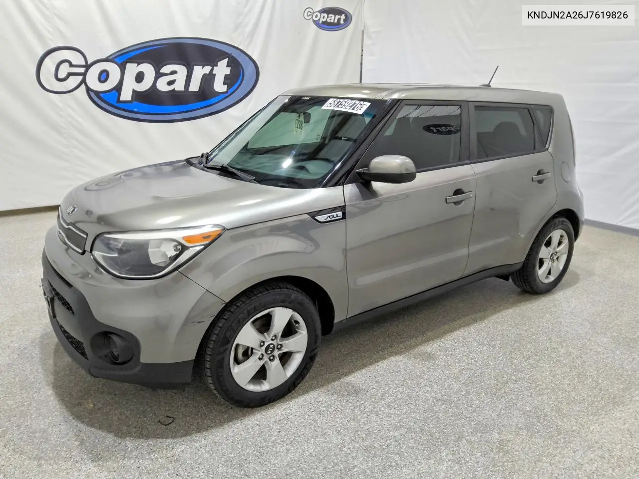 2018 Kia Soul Base VIN: KNDJN2A26J7619826 Lot: 58759276