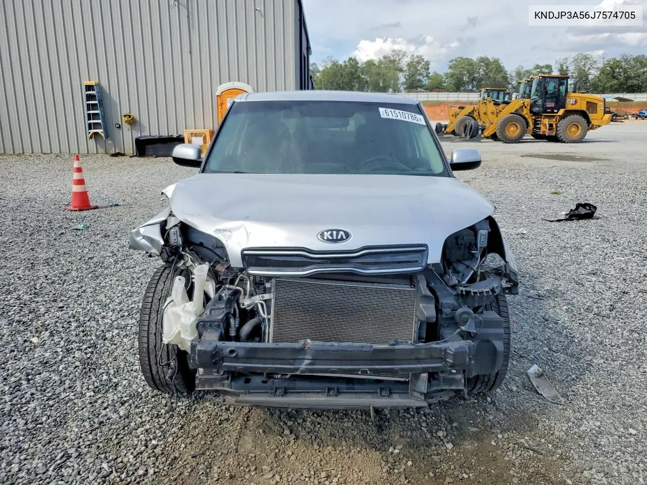 2018 Kia Soul + VIN: KNDJP3A56J7574705 Lot: 61510786