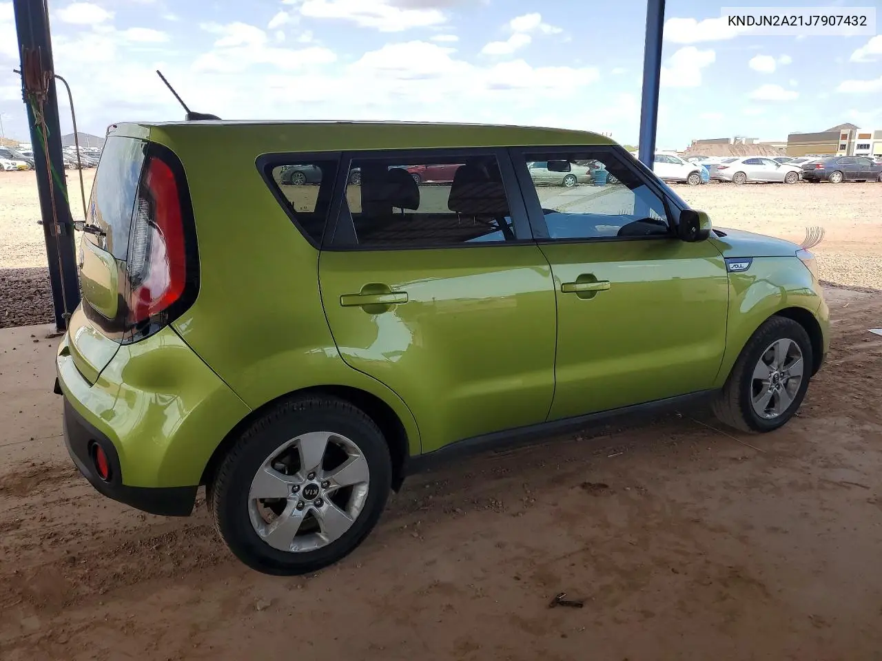 2018 Kia Soul Base VIN: KNDJN2A21J7907432 Lot: 61618746