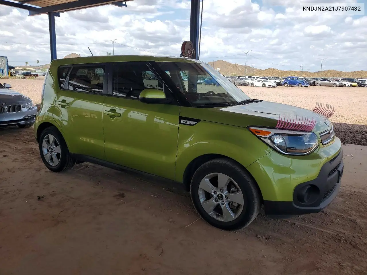 2018 Kia Soul Base VIN: KNDJN2A21J7907432 Lot: 61618746