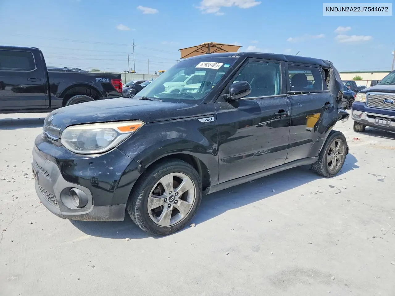 2018 Kia Soul Base VIN: KNDJN2A22J7544672 Lot: 61928406
