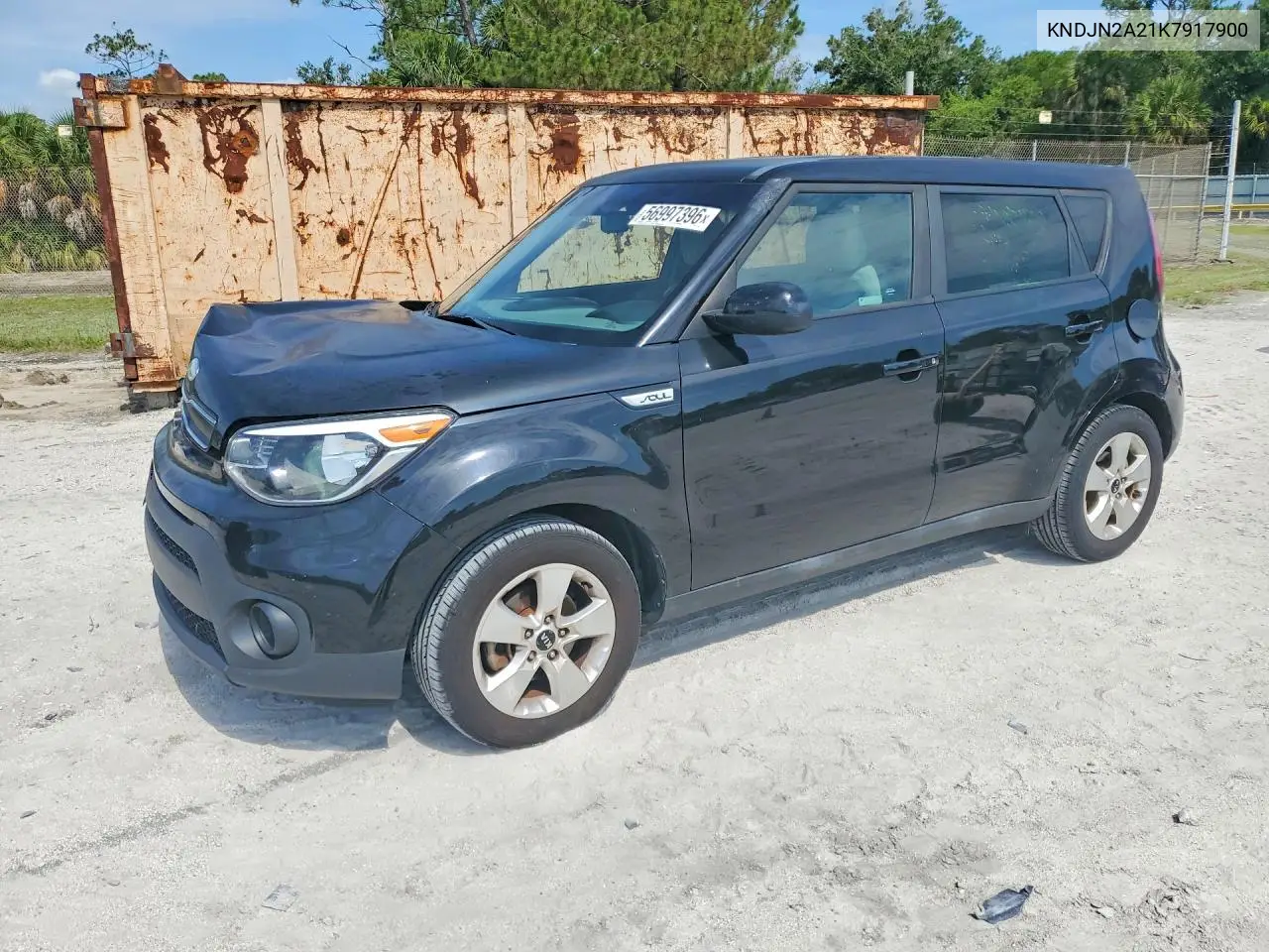 2019 Kia Soul Base VIN: KNDJN2A21K7917900 Lot: 56997396