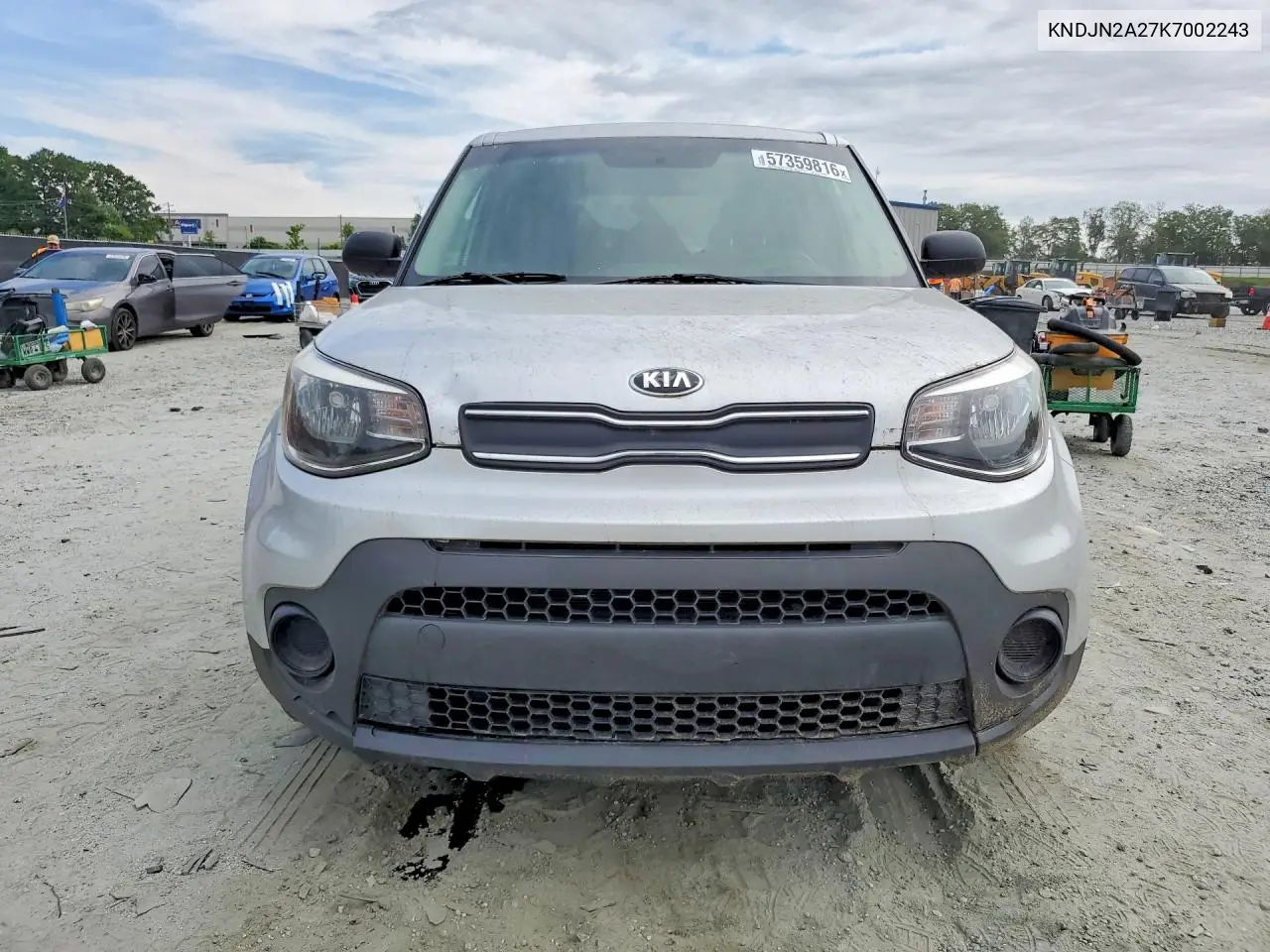 2019 Kia Soul Base VIN: KNDJN2A27K7002243 Lot: 57359816