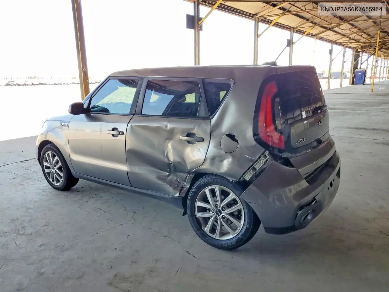 2019 Kia Soul + VIN: KNDJP3A56K7655964 Lot: 57624906