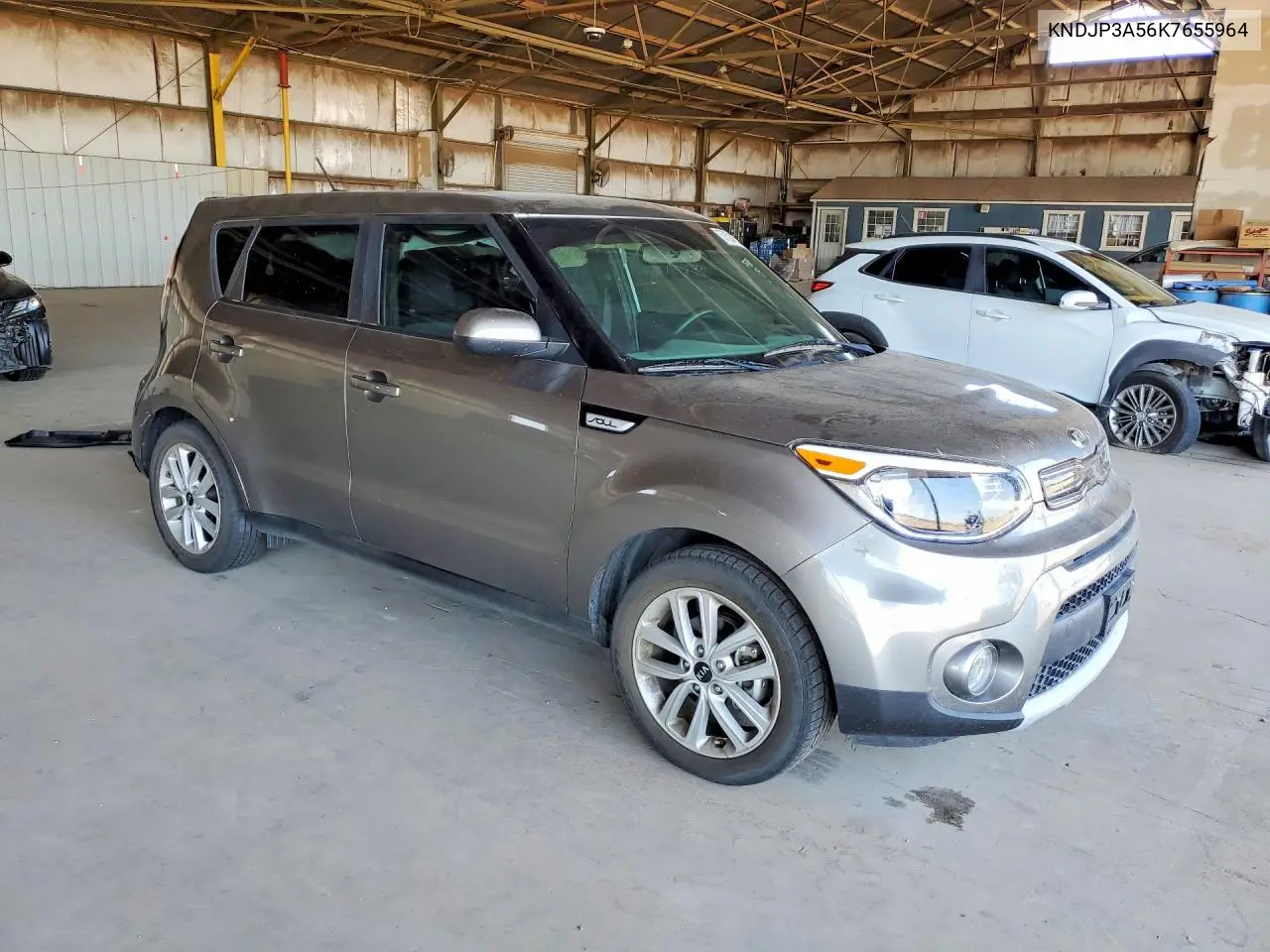 2019 Kia Soul + VIN: KNDJP3A56K7655964 Lot: 57624906