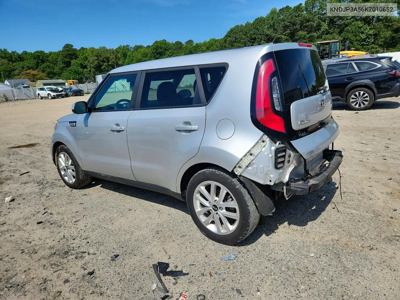 2019 Kia Soul + VIN: KNDJP3A56K7010652 Lot: 61003136