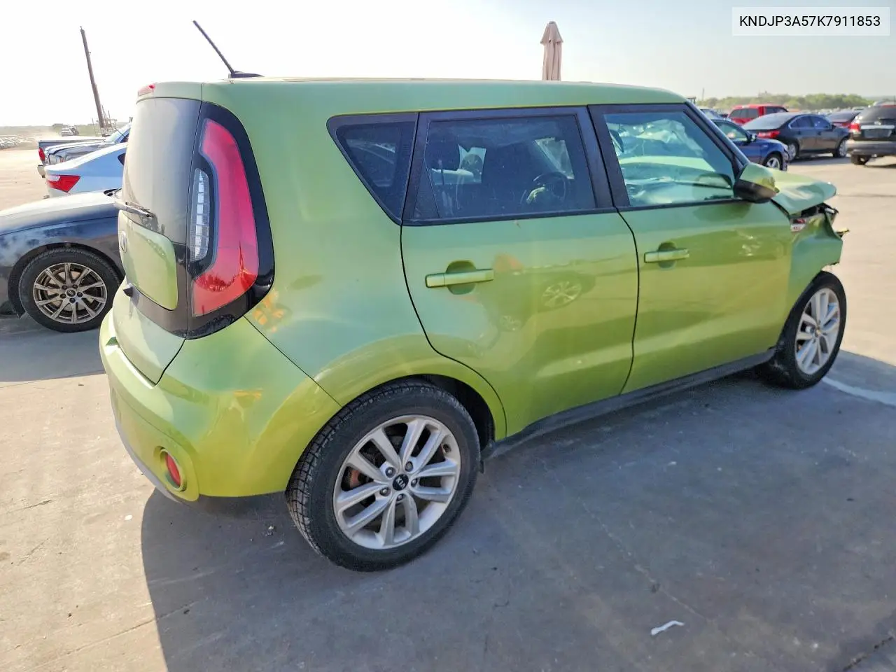2019 Kia Soul + VIN: KNDJP3A57K7911853 Lot: 61581756