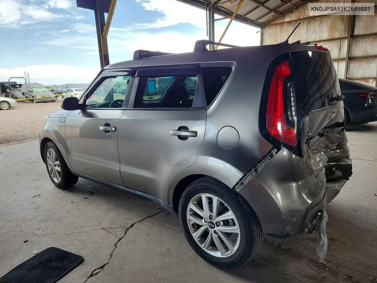 2019 Kia Soul + VIN: KNDJP3A53K7691031 Lot: 61891516