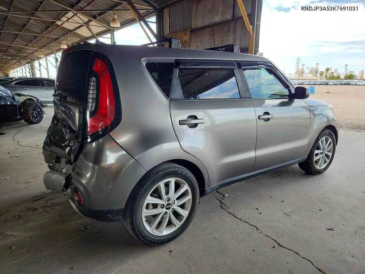 2019 Kia Soul + VIN: KNDJP3A53K7691031 Lot: 61891516